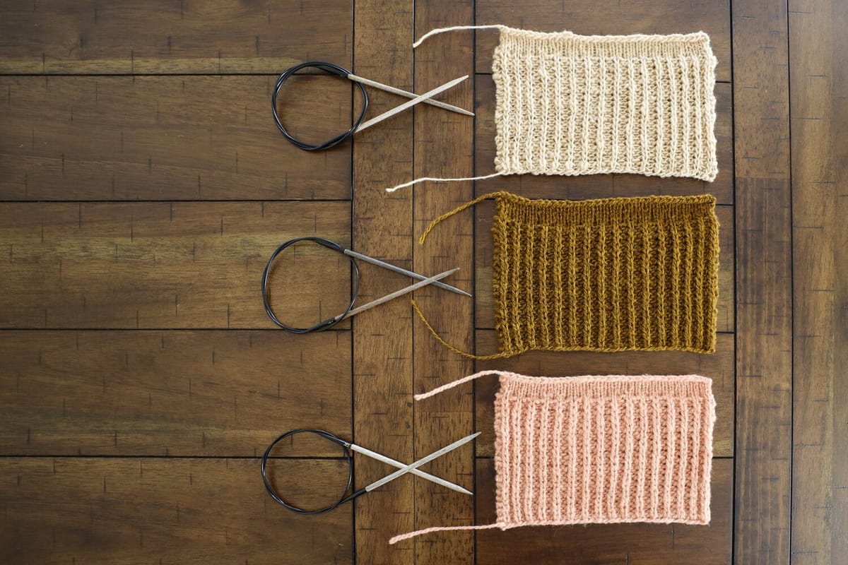 Yarn substitution at different weights