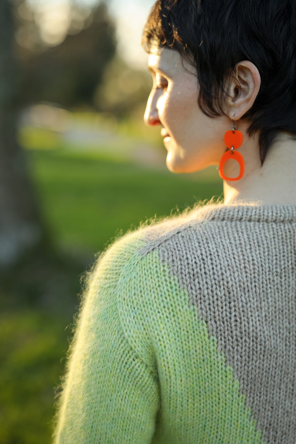TILT: a super cozy & quick intarsia pullover